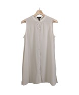 Eileen Fisher Silk Crepe de Chine Tunic Button Front Sleeveless Top, Siz... - £55.37 GBP