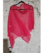 Veta Fashion NensiI Pink Pure Linen Poncho Cape One Size Made in Estonia... - $959.24 MXN