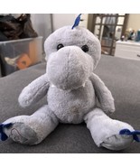 Homerbest Plush Grey Dinosaur 10&quot; Stuffed Animal Sitting Very Soft - $255.15 MXN