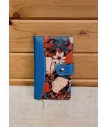 Diary Journal Small Floral Design With Button Clasp And Ribbon Book Mark - $27.34 CAD
