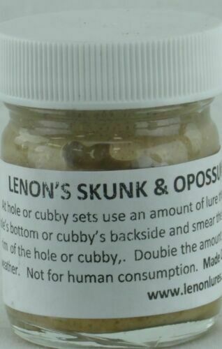 Lenon&#39;s Skunk &amp; Opossum Super All Call Lure / Scent / Bait Since 1924 1 ... - $7.50