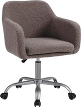 Brooklyn Office Chair, In Grey Sherpa, With Upholstery And Adjustments. - $275.98