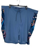 Old Navy Men Board Short Bottom Swim Trunks Hybrid Drawstring Blue Size 50 NWT - £18.96 GBP