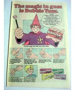 1981 Color Ad Soft &#39;n Juicy Bubble Yum Bubble Gum The Magic In Gum - $10.96 CAD