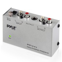 NEW Pyle PP444 Ultra Compact Phono Turntable Preamp Converts Phono to Li... - £17.85 GBP