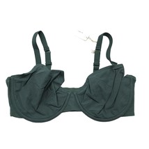 Smoothez by Aerie Bra Balconette Sheer Mesh Unlined Underwire Olive Green 38DD - £15.13 GBP
