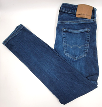 American Eagle Men&#39;s Airflex Stretch Jeans Blue Denim Slim Size 29 x 32 Pants - £18.04 GBP