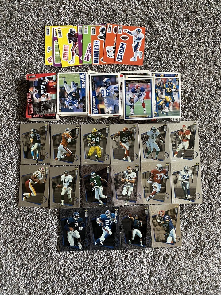 1996 upper deck collectors choice football 200+ Card, Stick-ums, MVP Foil - $13.50