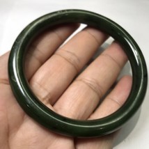 30mm Around Jadeite Jade Green Bangle 37.5 Grams - £152.52 GBP