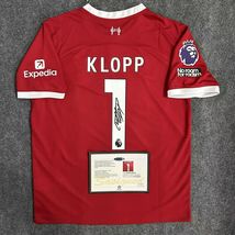 Jurgen Klopp SIGNED Liverpool Signature Shirt/Jersey + COA 23/24 (FINAL ... - $124.95