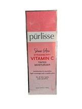 Purlisse Sheer Glow Strawberry Vitamin C Tinted Moisturizer - Light Medi... - $29.99