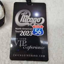 Chicago VIP Backstage Pass Plastic Card w  Lanyard 2023 N Amer Tour Rout... - £11.79 GBP