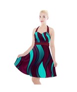 NEW!! Women's Vintage Style Halter Party Swing Dress! Absolutely GORGEOUS! - £31.44 GBP - £43.24 GBP