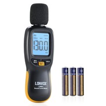 Decibel Meter, LONVOX Digital Sound Level Meter with 30 to 130 dBA Measu... - $37.76