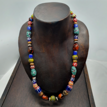 Vintage Venetian Style Graduated Beads Necklace - $63.05