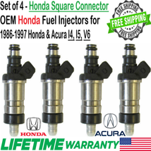 x4 Genuine Flow Matched Honda Fuel Injectors For 1995-1996 Honda Odyssey... - $94.04