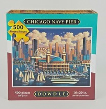 Dowdle Puzzle CHICAGO NAVY PIER 500 Piece Excellent Condition - $21.64