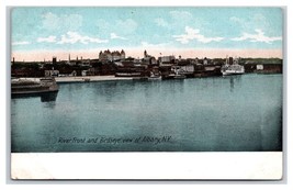 River Front View Albany New York NY UNP Unused UDB Postcard M19 - £3.02 GBP