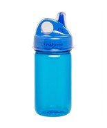 Nalgene Sustain Grip-N-Gulp 12oz Kids Bottle w/ Cover (Blue) Reusable Si... - €13,59 EUR