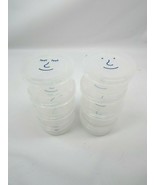 8 Plastic Snap Lid Small Organizer Tubs Beads Buttons Crafts Smiling Fac... - £16.70 GBP