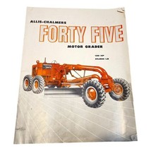 Allis-Chalmers Dealer Sales Brochure Forty Five Motor Grader  1953 Vintage Ad - $34.19