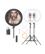 21&quot; 53cm Dimmable 3000 6000K Bi-Color LED Ring Light Tripod Phone Holder... - $147.51