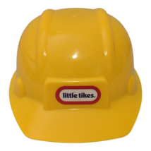 Little Tikes Plastic Construction Helmet Yellow Hard Hat Adjustable Vintage - £22.61 GBP