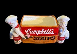 Vintage 1997 Campbell&#39;s Soup Kids Recipe Card Holder Planter Kitchen Adv... - £9.72 GBP