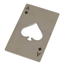  316 Stainless Ace Of Spades Card Bottle Opener - $18.02