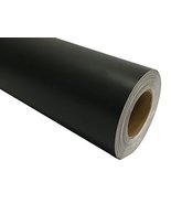 Picniva 12&quot; x 150 ft (50YD) Roll of Matte Black Repositionable Wide Viny... - £30.78 GBP