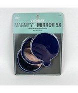 CONAIR Compact Magnifying Glass &amp; Mirror round 2.75&quot; diameter - $10.88