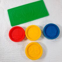 Vintage Fisher Price Coin set Quarter $1 Dollar Coin bill 25 Yellow blue... - $351.65 MXN