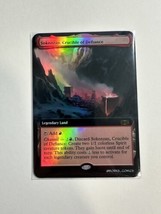 Sokenzan Crucible of Defiance - Foil Custom sticker on MTG bulk card. - £3.88 GBP