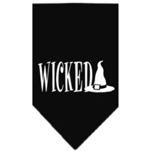 Wicked Screen Print Bandana Black Small for Cats or Dogs Halloween - £7.83 GBP+