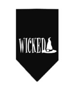 Wicked Screen Print Bandana Black Small for Cats or Dogs Halloween - £7.78 GBP+
