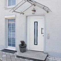 Front Door White 108x208 cm PVC - £778.59 GBP