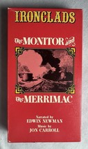 Ironclads The Monitor-The Merrimac VHS documentary Civil War, collectibl... - $91.12 MXN