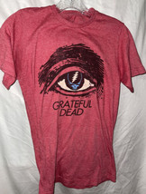 Grateful Dead Vintage T Shirt Eye Ball Deadhead Small Red Low $ - £15.50 GBP