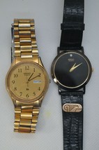 2 Vintage Seiko Quartz watches Both Running keeping time - £33.91 GBP
