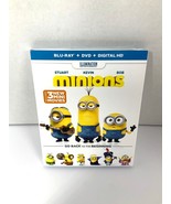 Minions (Blu-Ray + DVD + Digital HD)+ 3 BONUS Mini Movies, New Sealed - $16.21 CAD