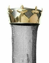 Monty Python King Arthur Helmet with Av entail, Chain Mail helmet - £138.79 GBP