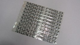 OEM 50 Lot Chevy Monte Carlo Trunk Rear Emblem Name Plate Badge Sign 103... - £116.81 GBP