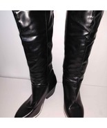 Mi.im Black Boots Victoria 2 Staircase Tall Size 6 Vegan Leather - $23.01 CAD