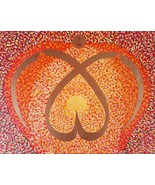 ALLAH CALLIGRAPHY THICK  PAINTING WITH SUN AND CROWN ABSTRACT - $16,715.59 MXN