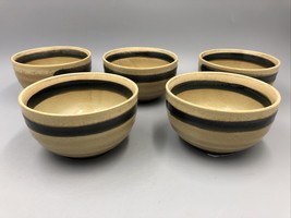Gibson Reactive Glaze Mustard Fruit Bowl (Set of 5) - $651.00 MXN