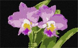 Pepita Needlepoint Canvas: Lilac Orchids, 12&quot; x 7&quot; - £67.39 GBP+