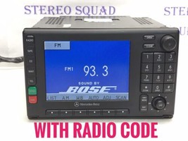 00-04 MERCEDES W163 ML320 RADIO TAPE BOSE RADIO A1638201689  &quot;MER023&quot; - $325.00