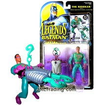 Yr 1995 Legends of Batman 5 Inch Figure THE RIDDLER with Question Mark Launcher - £39.50 GBP