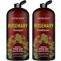 Rosemary Shampoo and Conditioner Set, Promotes Hair Growth &amp; Scalp Health - Volu - £28.12 GBP