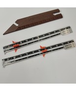 Vintage Dritz All Metal Measuring Sewing Gauge slide ruler &amp; button gaug... - $399.14 MXN